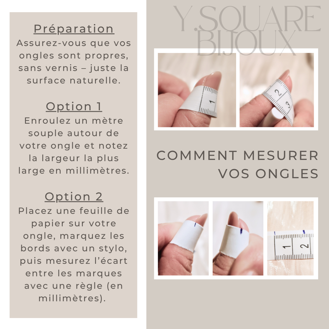 < Les Nymphéas > Y.Square Faux Ongles Fait Main Réutilisables