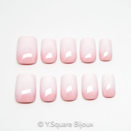 < Carré BB >Y.Square Faux Ongles Fait Main Réutilisables
