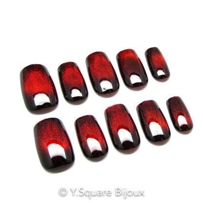 <Halloween Eve> Y.Square Ongles Press On / Faux Ongles réutilisables